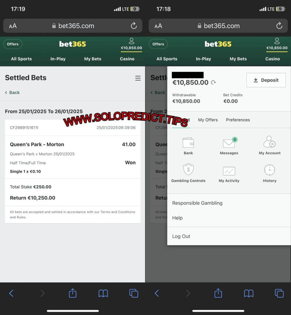 SOLO BET PREDICTION FIXED MATCHES