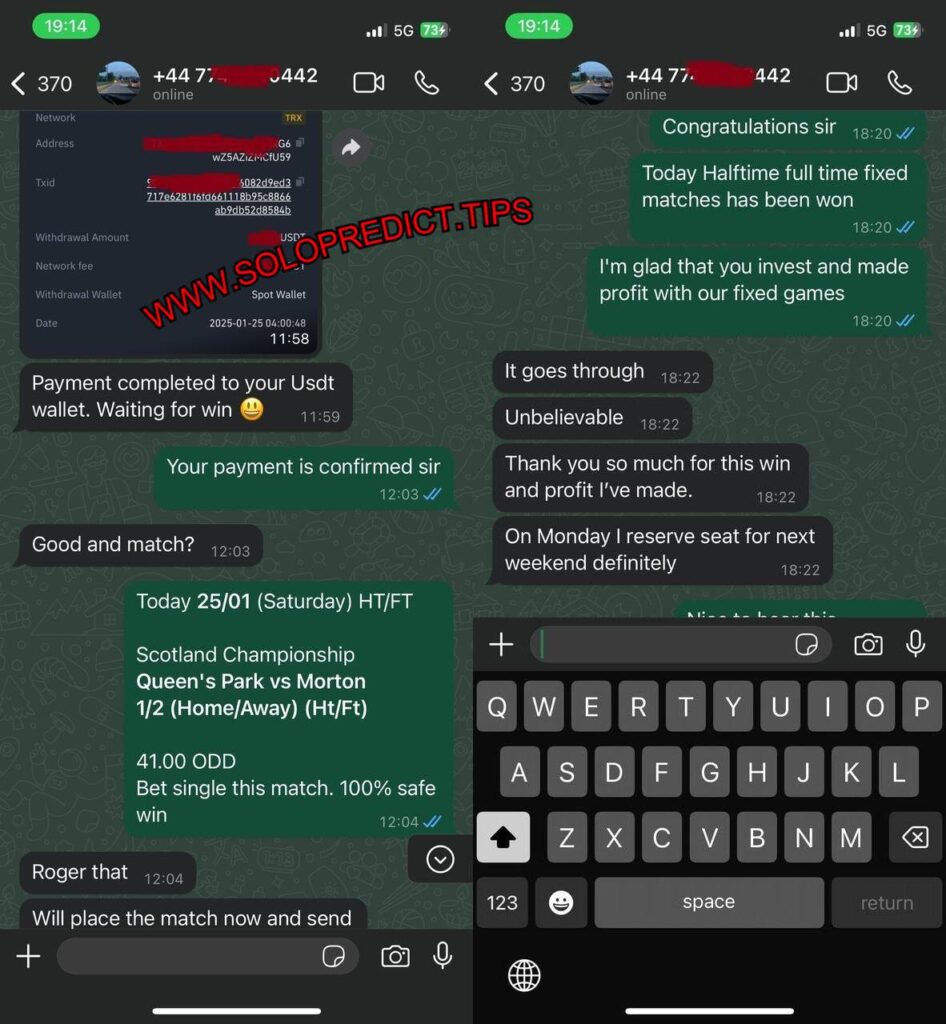 SOLO PREDICTION WHATSAPP FIXED GAMES