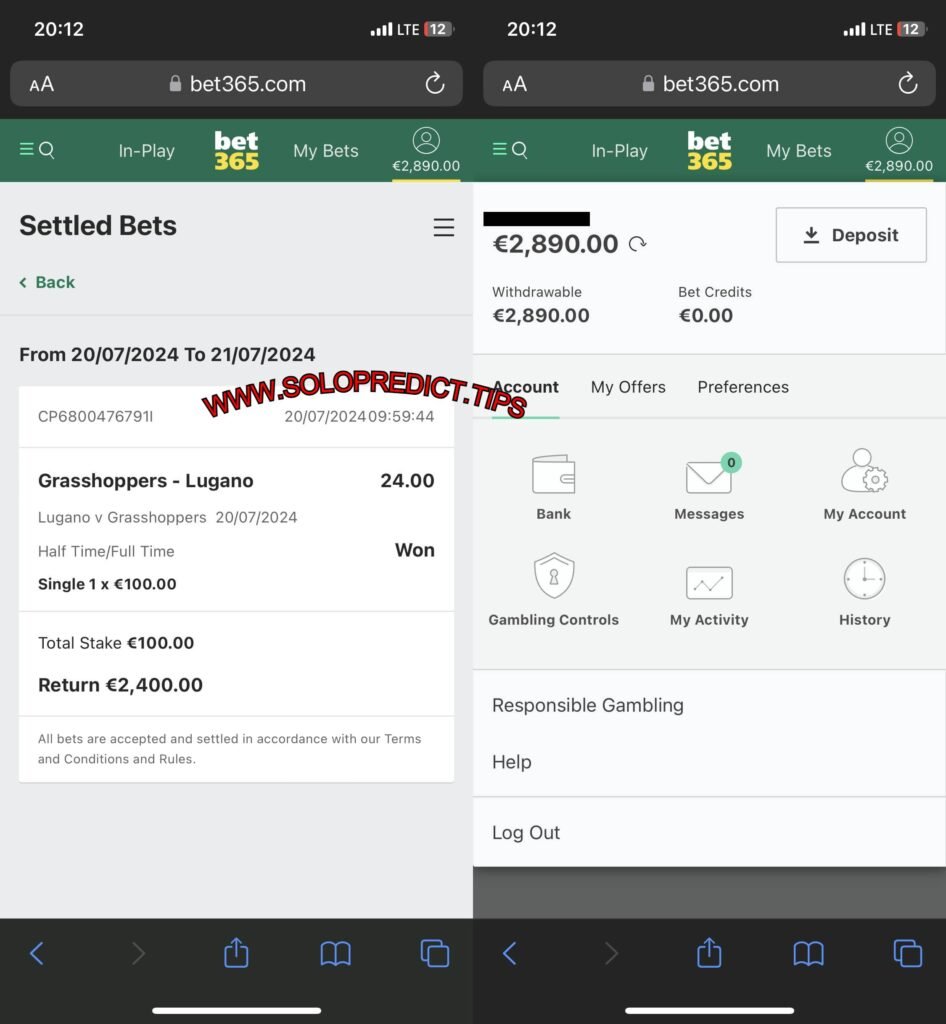 SOLOPREDICT FIXED MATCHES HTFT BETS