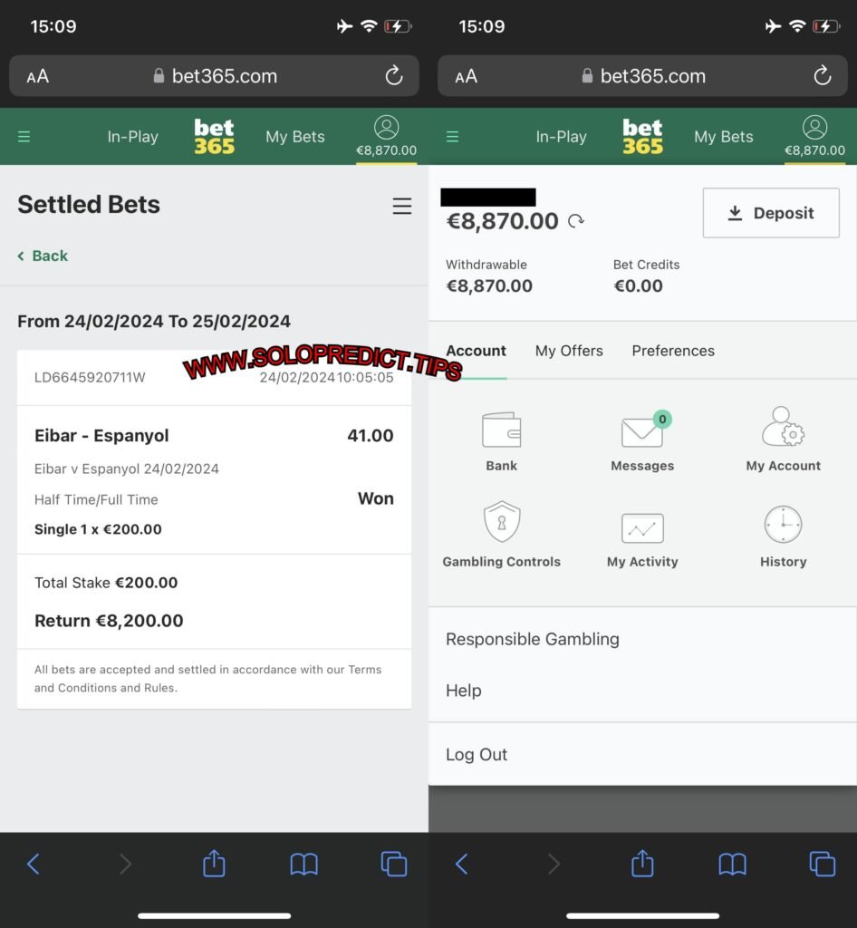 SOLOPREDICT FIXED MATCHES HTFT TIPS 21 12