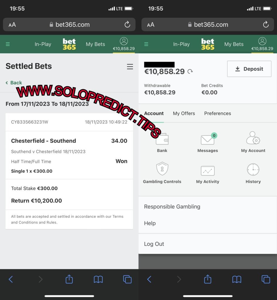SOLOPREDICT TIPS - HTFT BETTING ODDS
