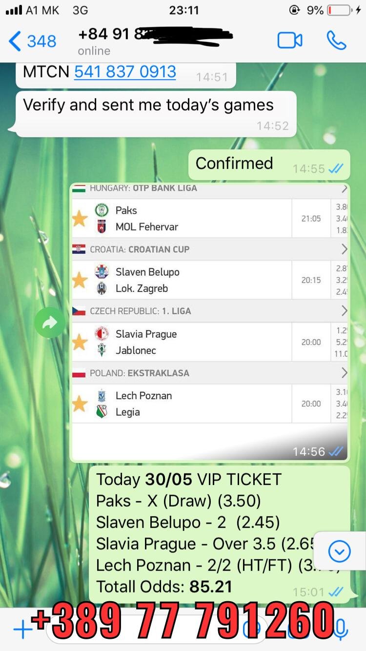 VIP COMBO TICKET FIXED GAMES PROOF