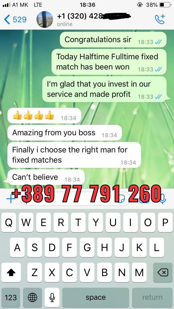 verified source for fixed matches whatsapp