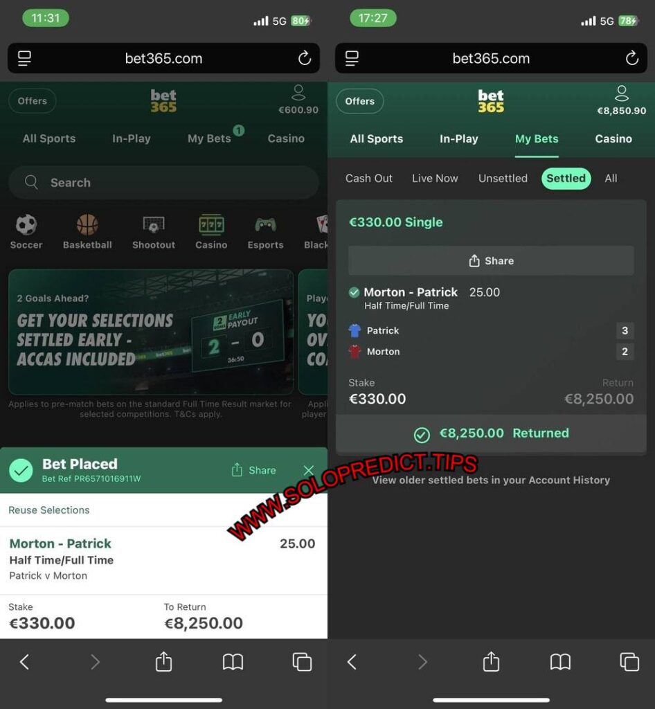 BET365 SOLO FIXED MATCH TIPS BET365 SOLO FIXED MATCH TIPS