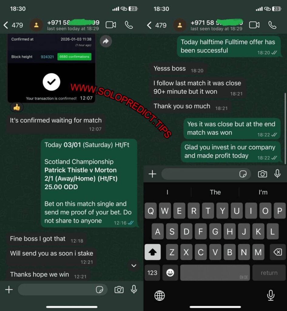 WHATSAPP SOLOPREDICT FIXED MATCHES WHATSAPP SOLOPREDICT FIXED MATCHES