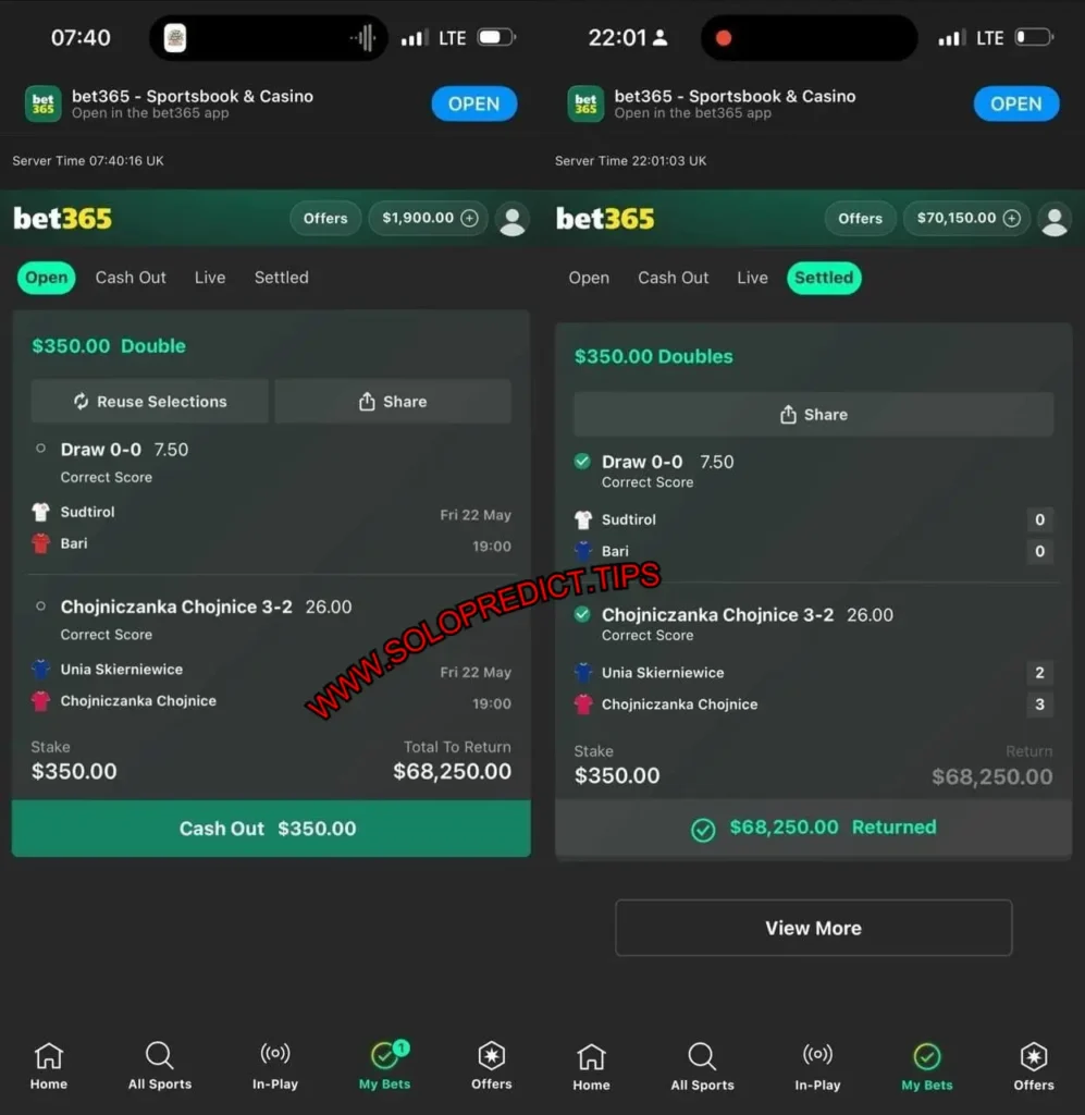 BET365 SAFE CORRECT SCORE MATCHES BET365 SAFE CORRECT SCORE MATCHES