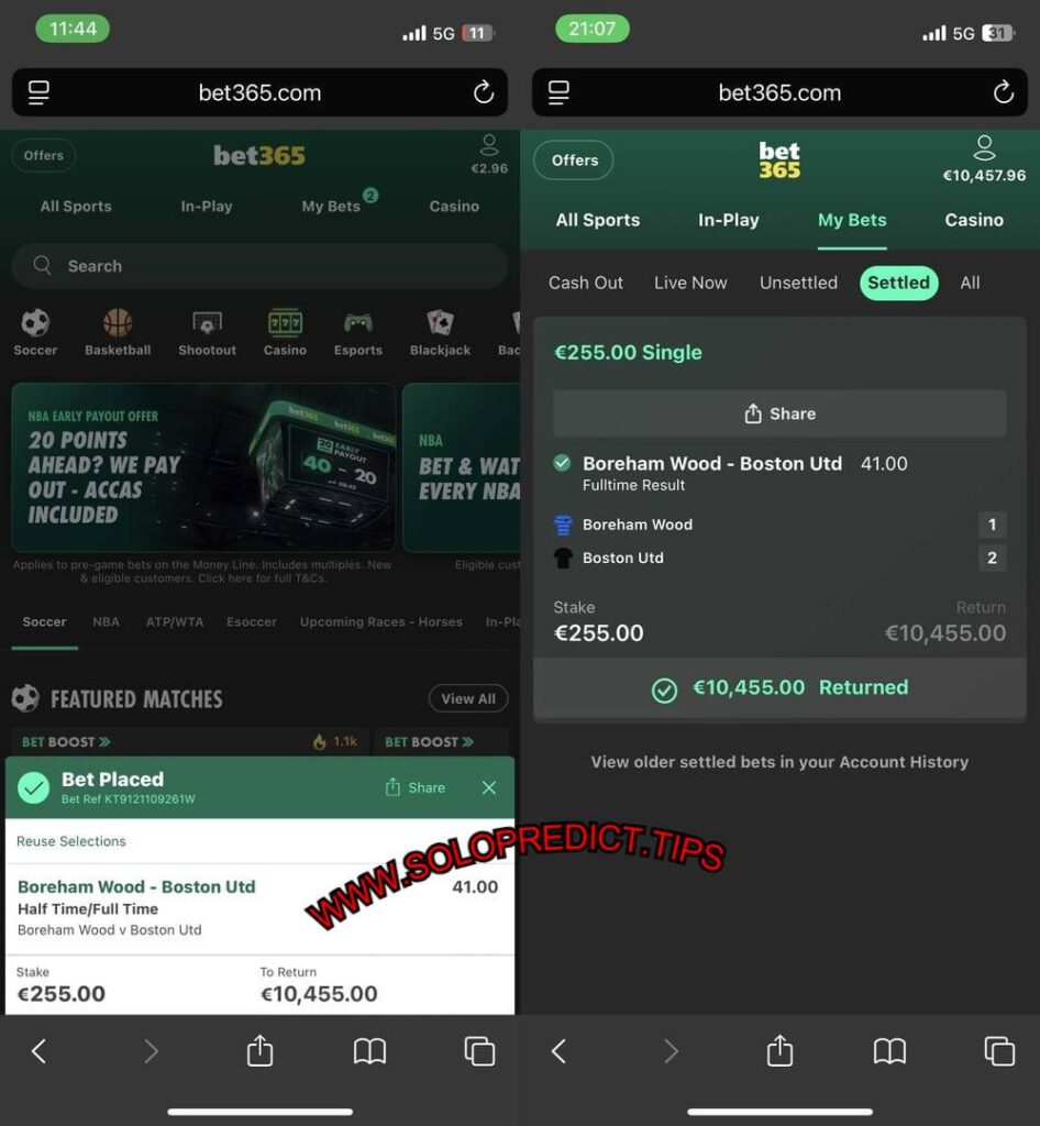 SOLOPREDICT WHATSAPP FIXED BETS BET365 SOLO PREDICTION TIPS