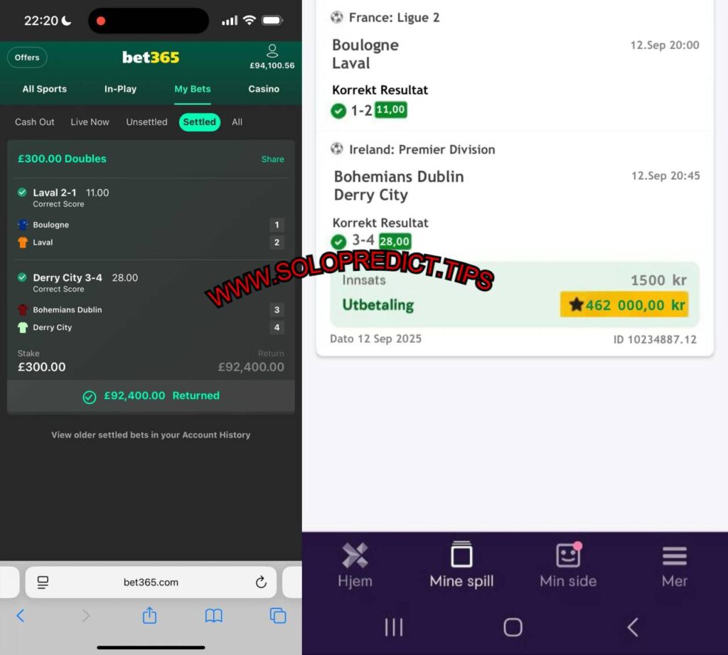 BET365 SURE FIXED MATCHES TIPS