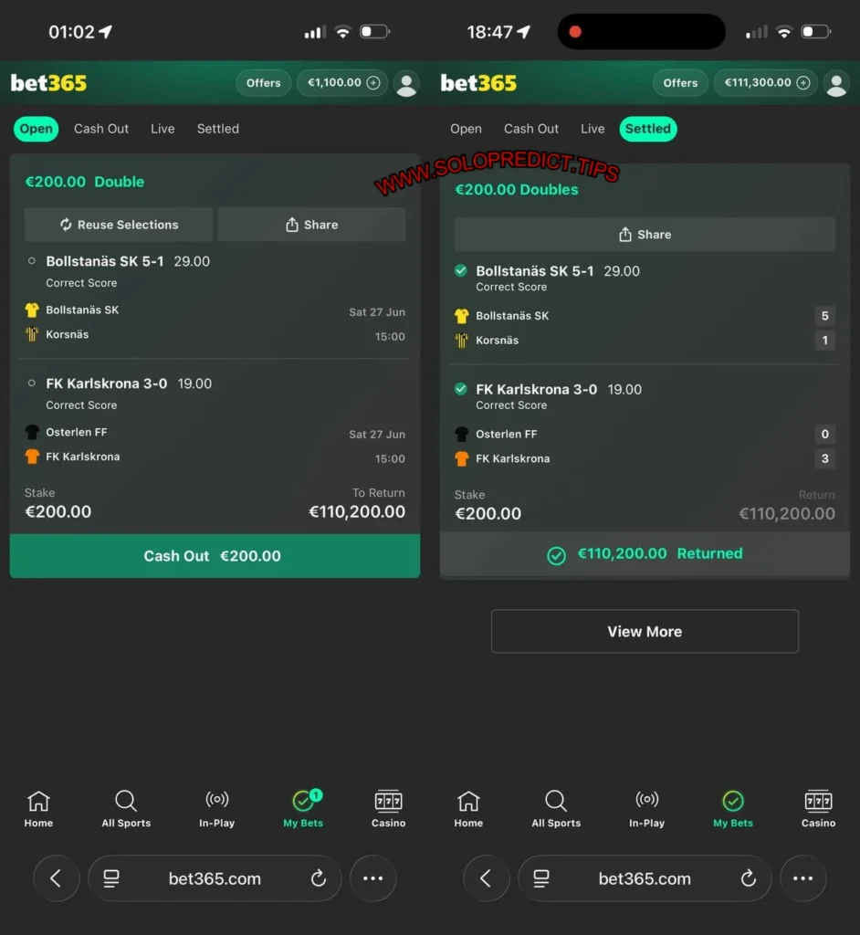 CORRECT SCORE MATCHES ON BET365 CORRECT SCORE MATCHES ON BET365