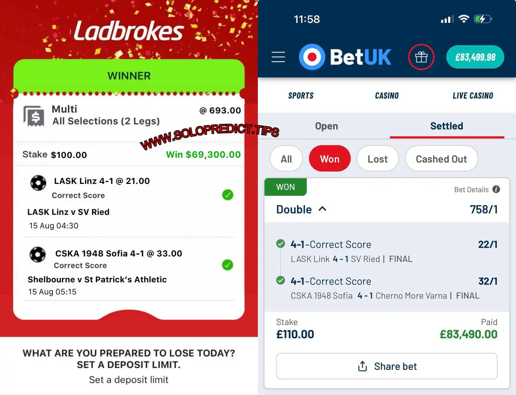 LADBROKES CORRECT SCORE FIXED TIPS LADBROKES CORRECT SCORE FIXED TIPS