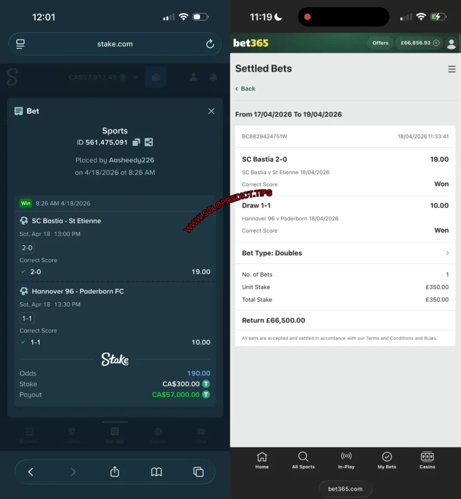 SECURE BET365 CORRECT FIXED MATCHES