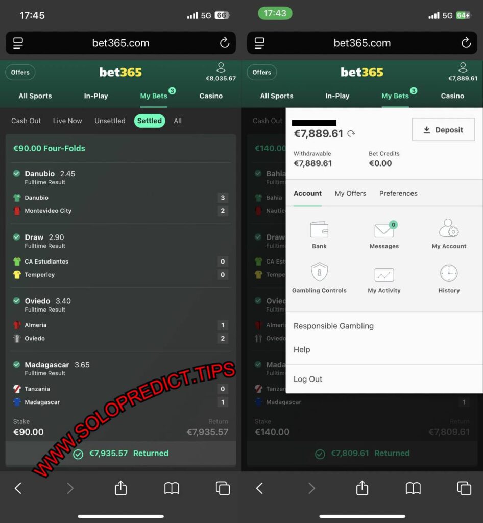 SOLO BET365 FIXED MATCHES 1X2