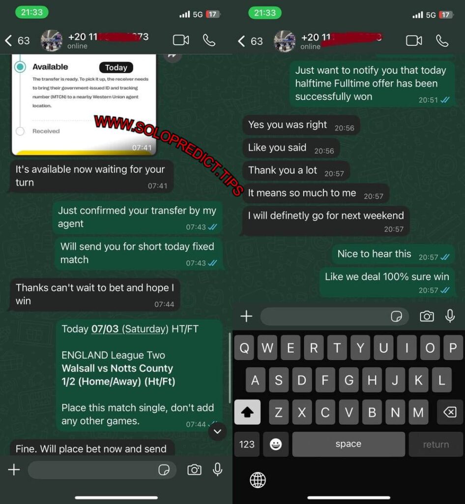 SOLO PREDICTION FIXED MATCH BET SOLO PREDICTION FIXED MATCH BET