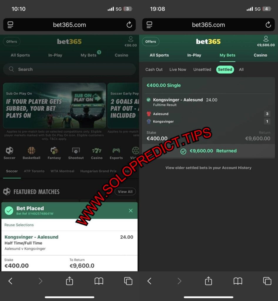 SOLO PREDICTION HTFT BETTING FIXED MATCH