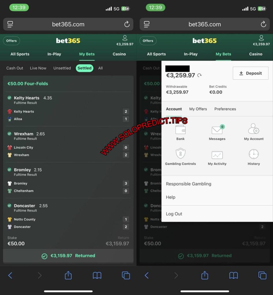 SOLOBET VIP FIXED MATCHES TIPS 1X2
