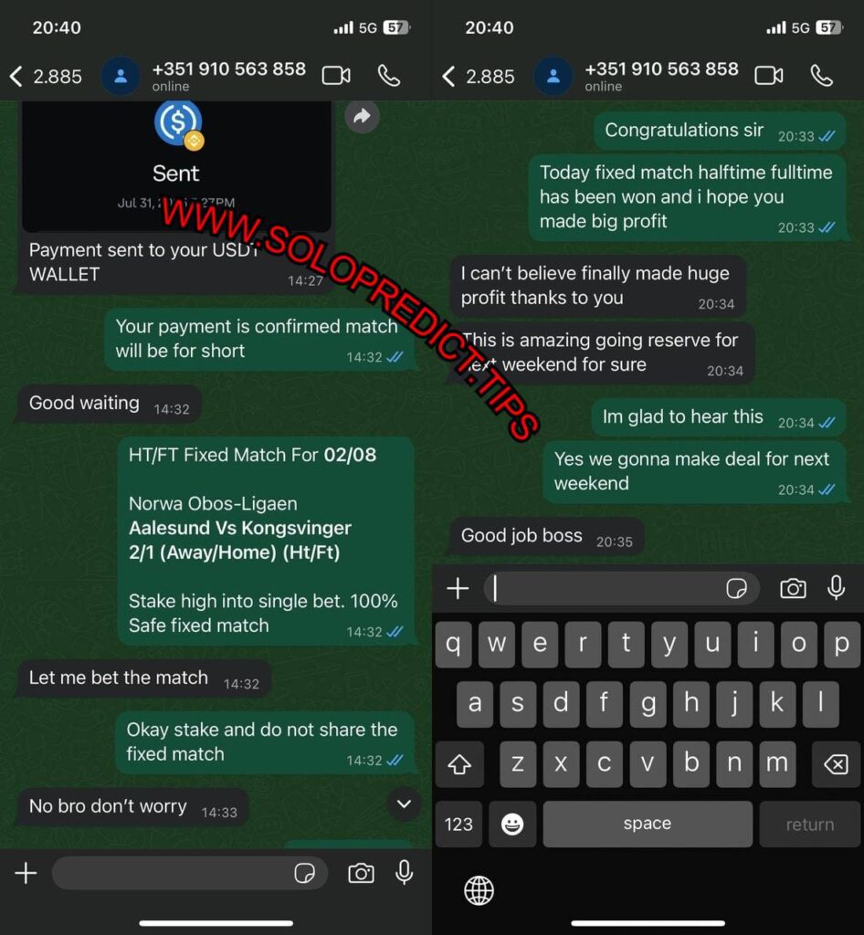 SOLOPREDICT FIXED GAMES ON WHATSAPP