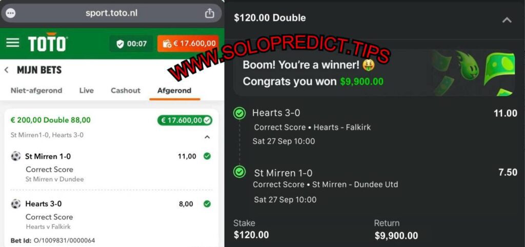 Toto Sport Fixed Matches Tips