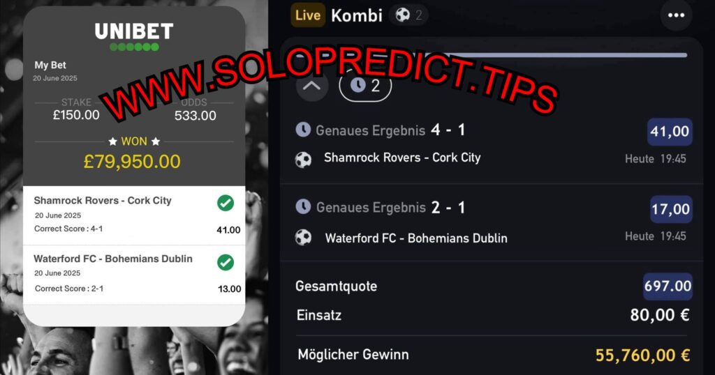 UNIBET CORRECT SCORE FIXED MATCHES TIPS