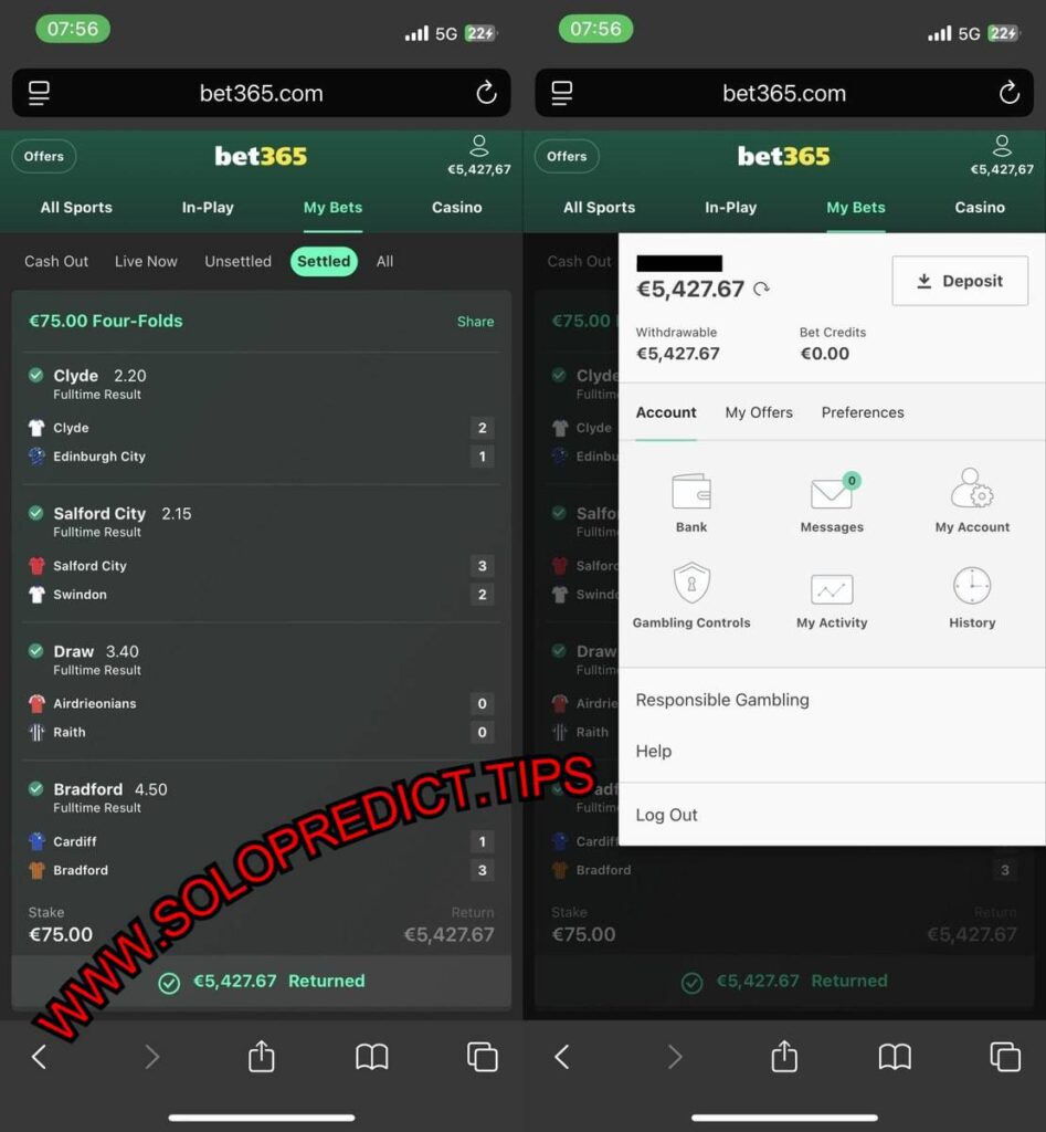 VIP SOLO PREDICTION FIXED GAMES 1X2