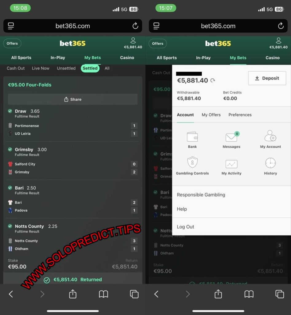 VIP SOLOPREDICT FIXED GAMES 1X2