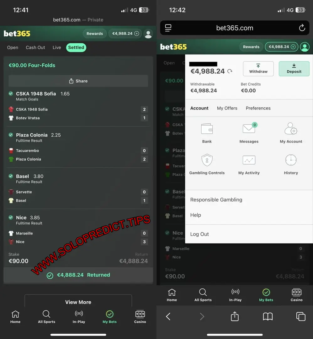 VIP SOLOPREDICTION FOOTBALL GAMES 1X2 VIP SOLOPREDICTION FOOTBALL GAMES 1X2