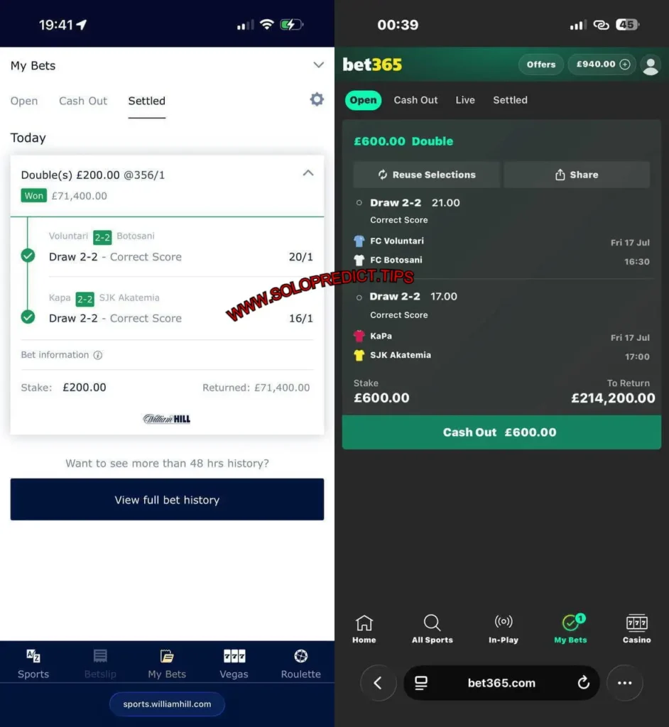 WILLIAM HILL CORRECT SCORE MATCHES WILLIAM HILL CORRECT SCORE MATCHES